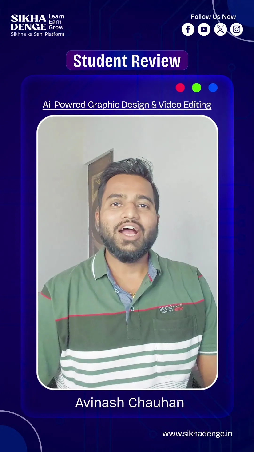 Avinash learner testimonial