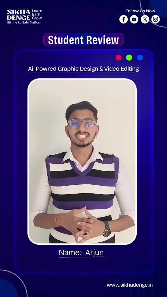 Shubham learner testimonial